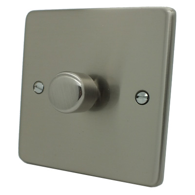 Trim Rounded Satin Nickel Trim Rounded Intelligent Dimmer (2 Way)