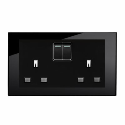 Retrotouch Crystal Black Glass
