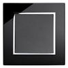Black Glass Chrome Trim Retrotouch Crystal-Sockets-and-Switches