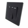 Black Glass Retrotouch Crystal-Sockets-and-Switches